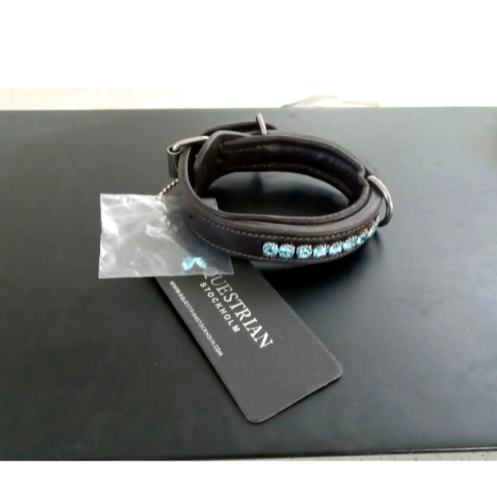 Toy bling teacup pet collar NWT